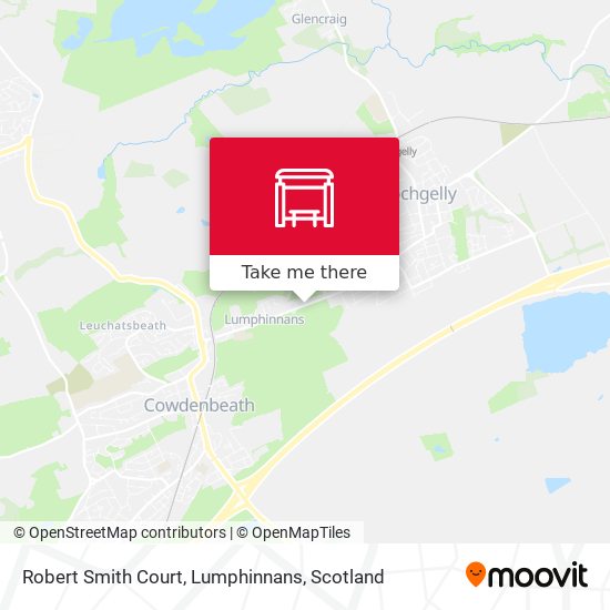 Robert Smith Court, Lumphinnans map