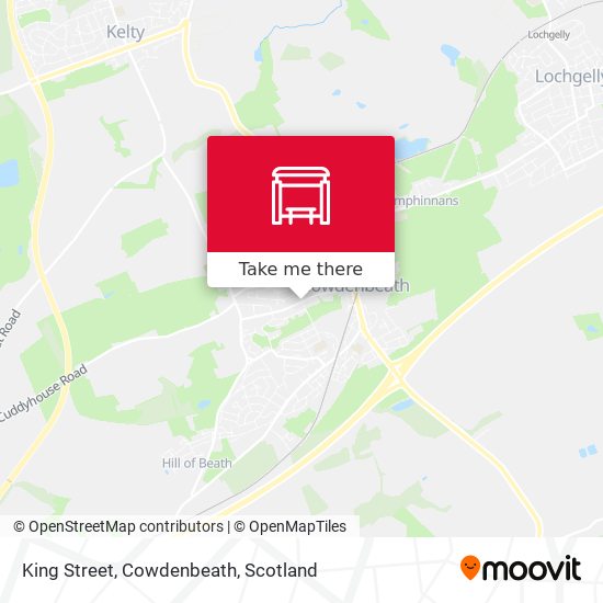 King Street, Cowdenbeath map