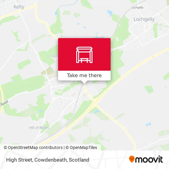 High Street, Cowdenbeath map