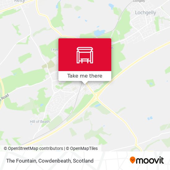 The Fountain, Cowdenbeath map