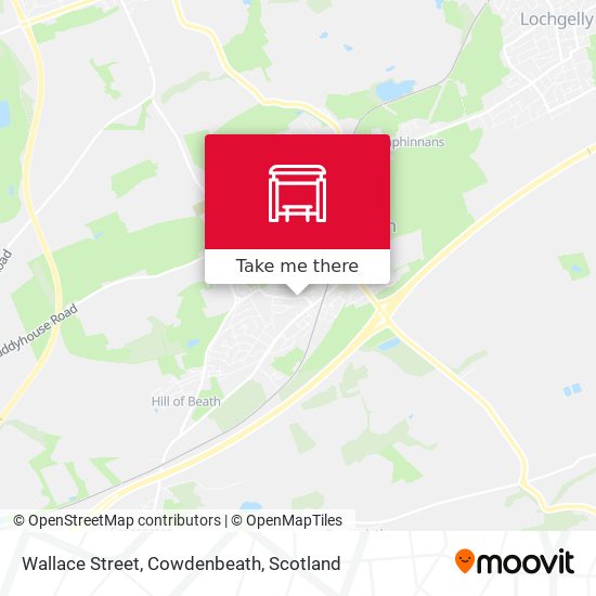Wallace Street, Cowdenbeath map