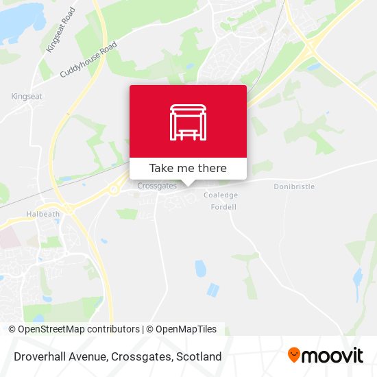Droverhall Avenue, Crossgates map