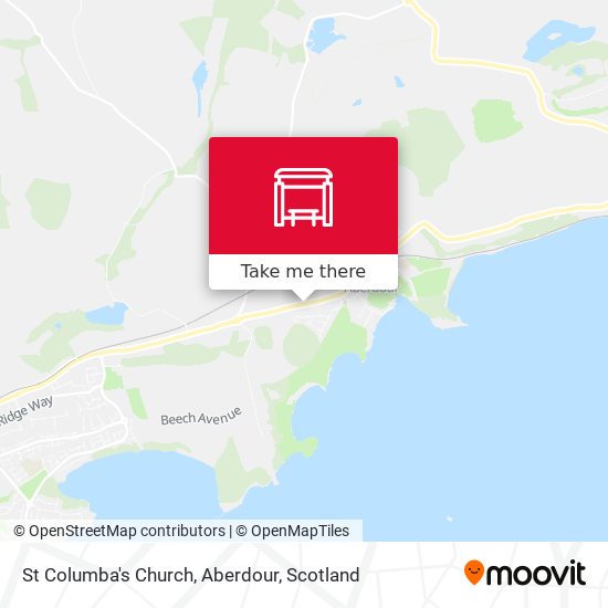 St Columba's Church, Aberdour map