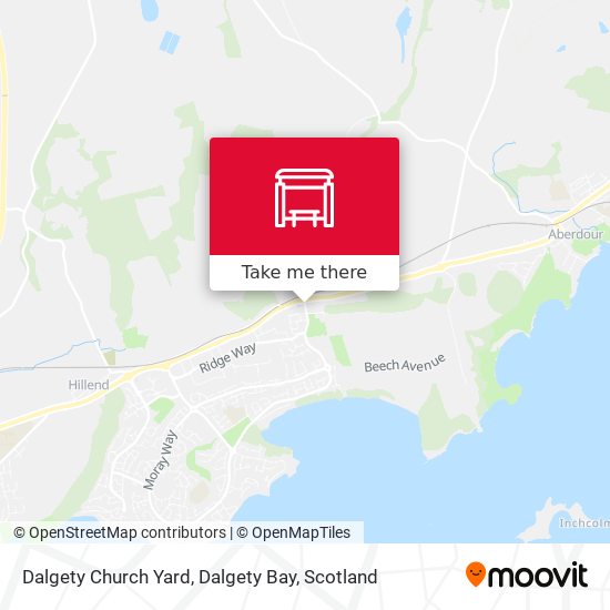 Dalgety Church Yard, Dalgety Bay map