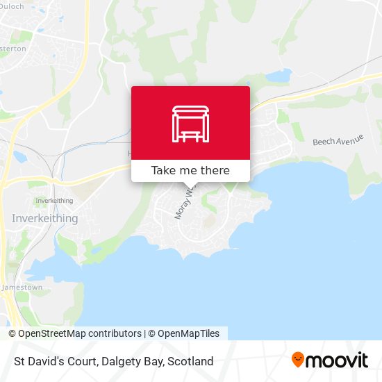 St David's Court, Dalgety Bay map