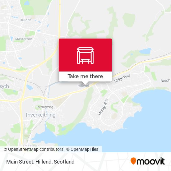 Main Street, Hillend map