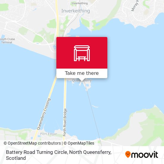 Battery Road Turning Circle, North Queensferry map