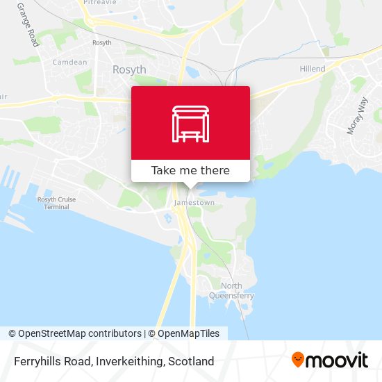 Ferryhills Road, Inverkeithing map