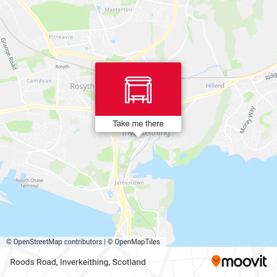 Roods Road, Inverkeithing map
