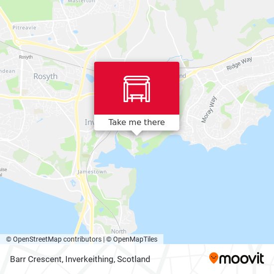 Barr Crescent, Inverkeithing map