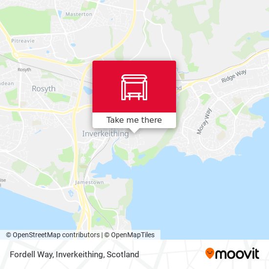 Fordell Way, Inverkeithing map