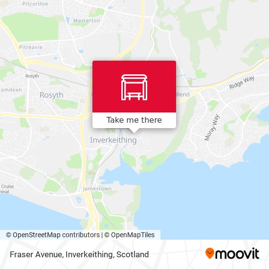 Fraser Avenue, Inverkeithing map