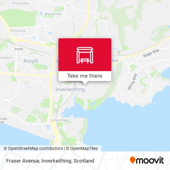 Fraser Avenue, Inverkeithing map