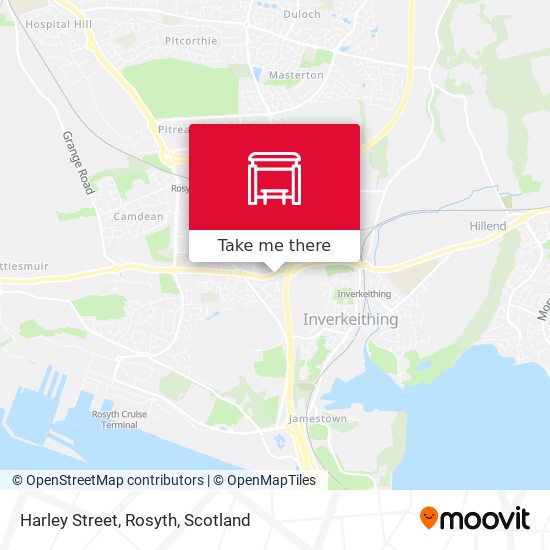 Harley Street, Rosyth map