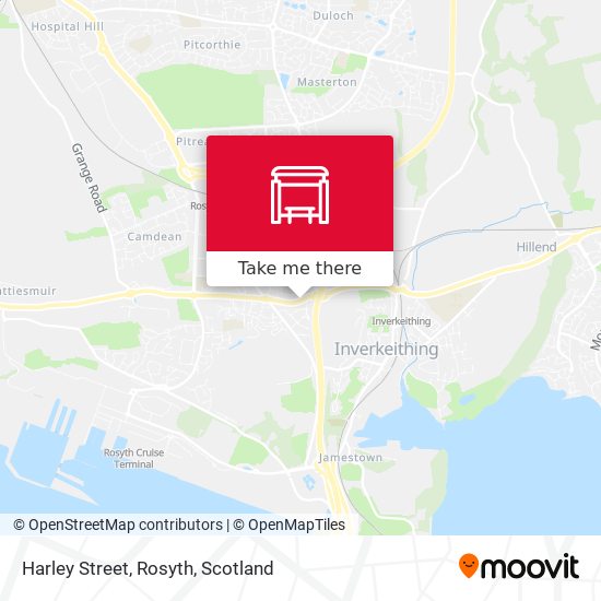 Harley Street, Rosyth map