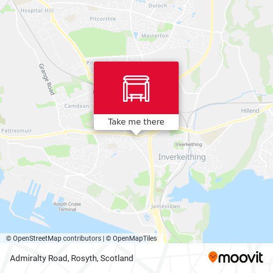 Admiralty Road, Rosyth map