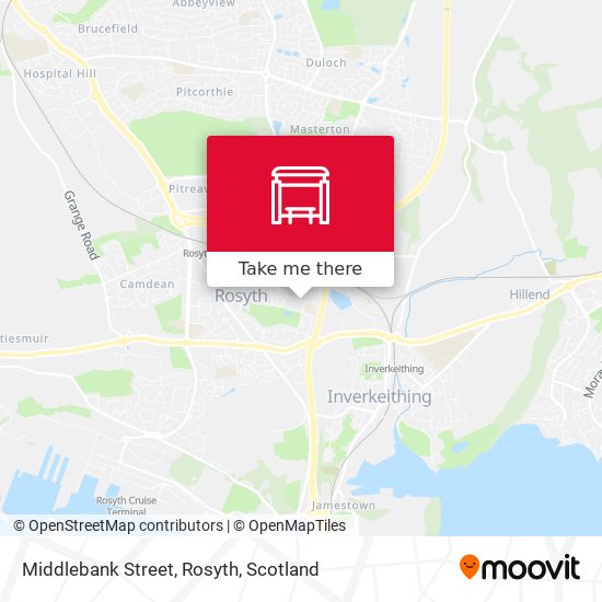 Middlebank Street, Rosyth map