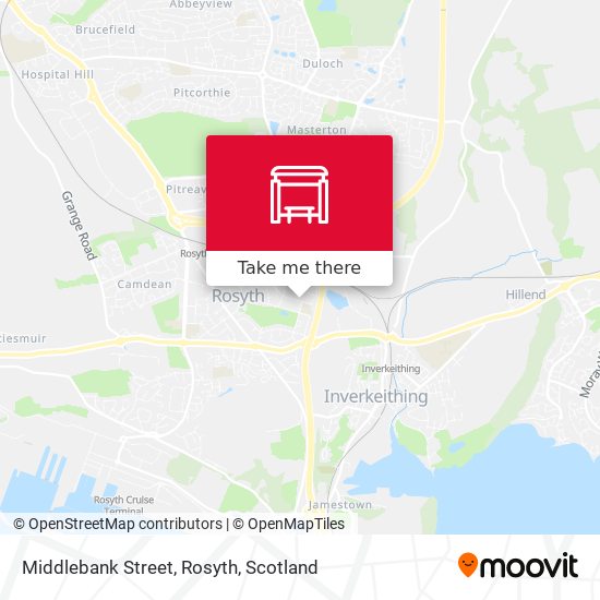 Middlebank Street, Rosyth map