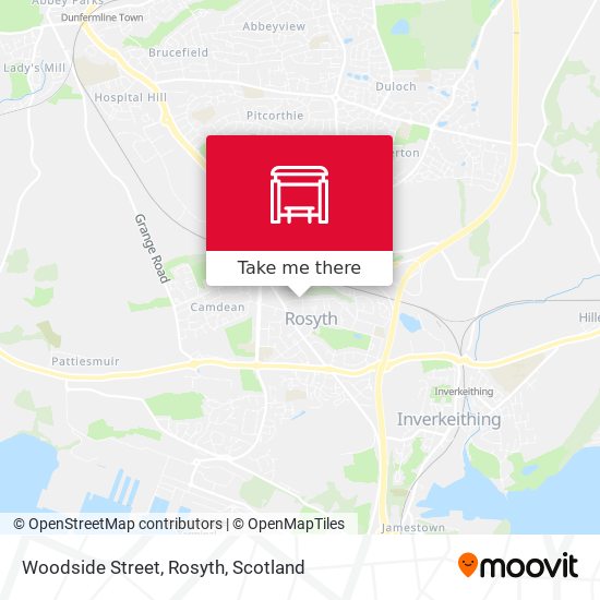 Woodside Street, Rosyth map