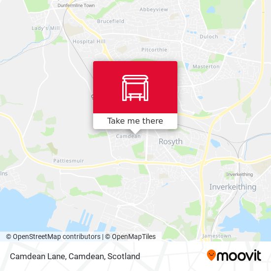 Camdean Lane, Camdean map