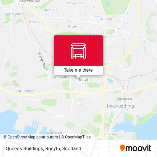 Queens Buildings, Rosyth map