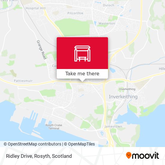 Ridley Drive, Rosyth map