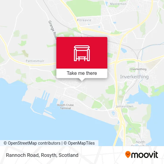 Rannoch Road, Rosyth map
