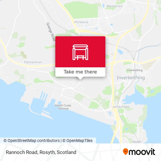 Rannoch Road, Rosyth map