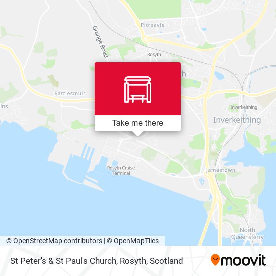 St Peter's & St Paul's Church, Rosyth map