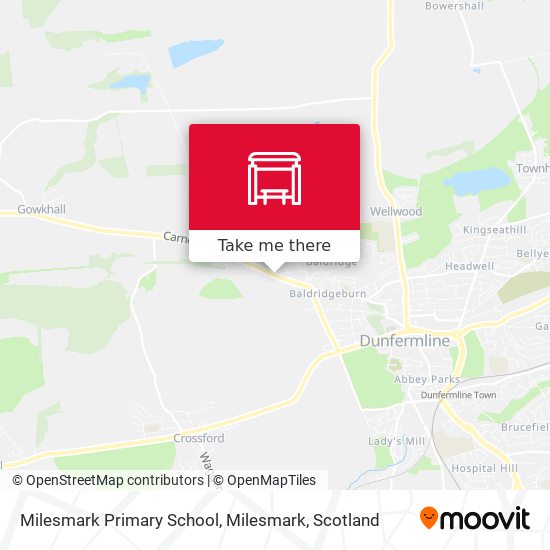 Milesmark Primary School, Milesmark map