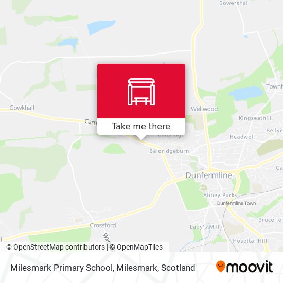 Milesmark Primary School, Milesmark map