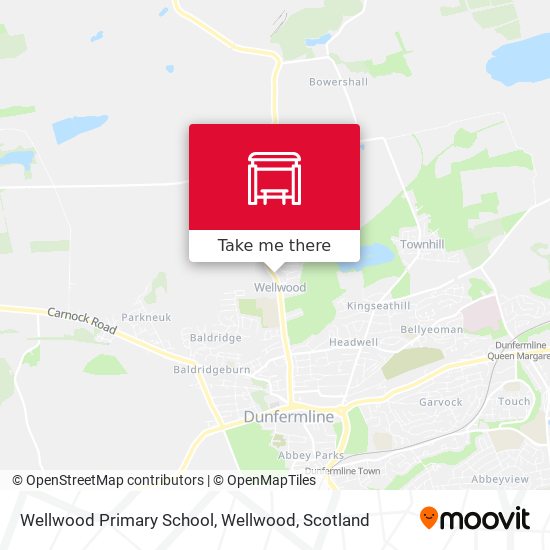Wellwood Primary School, Wellwood map