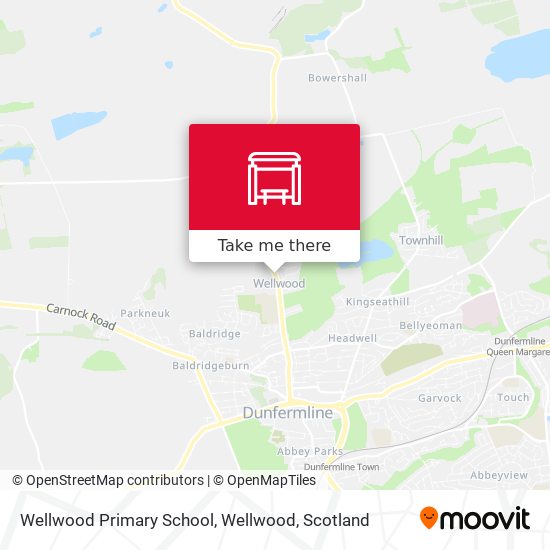 Wellwood Primary School, Wellwood map