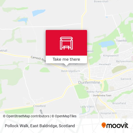 Pollock Walk, East Baldridge map