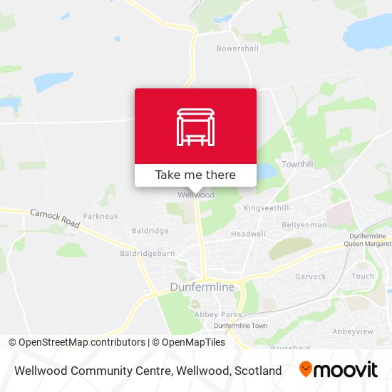 Wellwood Community Centre, Wellwood map