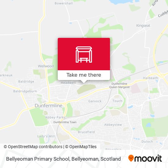 Bellyeoman Primary School, Bellyeoman map
