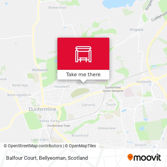Balfour Court, Bellyeoman map