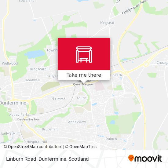 Linburn Road, Dunfermline map