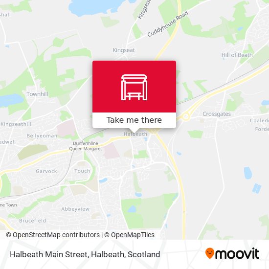 Halbeath Main Street, Halbeath map