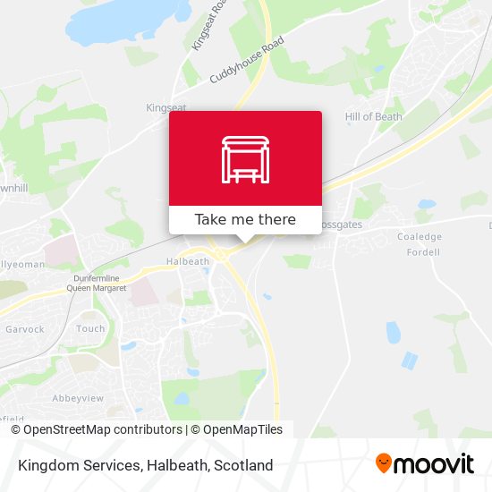 Kingdom Services, Halbeath map
