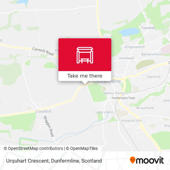 Urquhart Crescent, Dunfermline map
