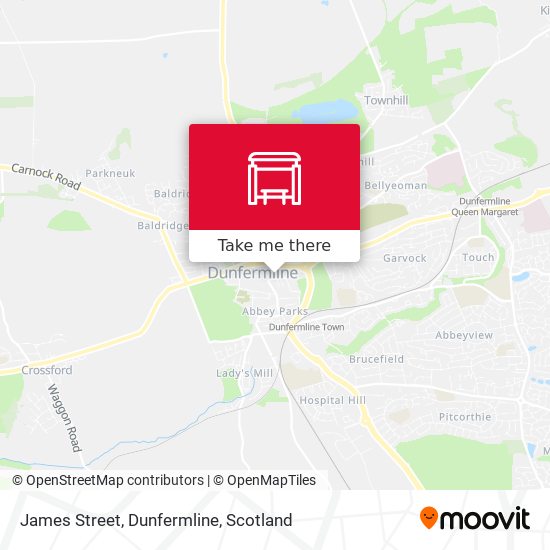 James Street, Dunfermline map