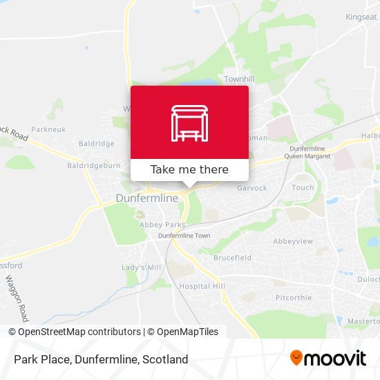 Park Place, Dunfermline map