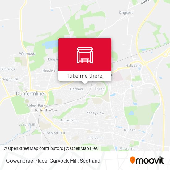 Gowanbrae Place, Garvock Hill map