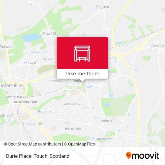 Durie Place, Touch map