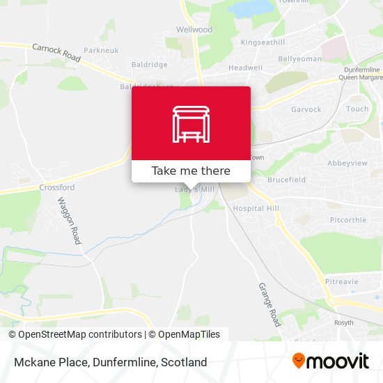 Mckane Place, Dunfermline map