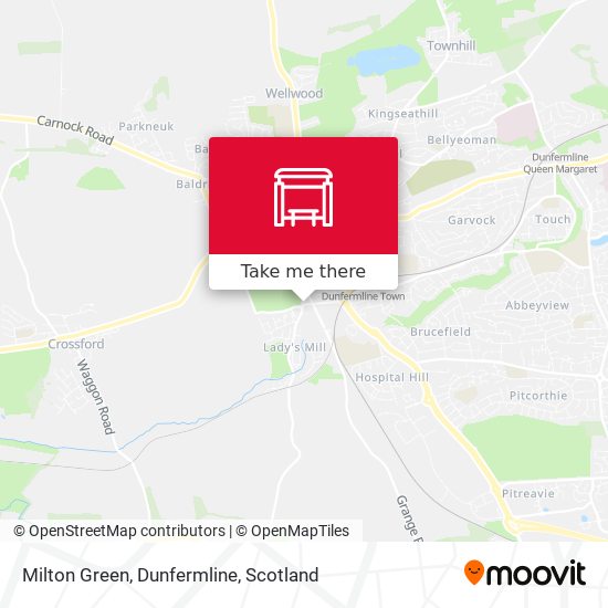 Milton Green, Dunfermline map