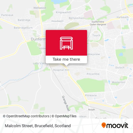 Malcolm Street, Brucefield map