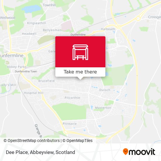 Dee Place, Abbeyview map