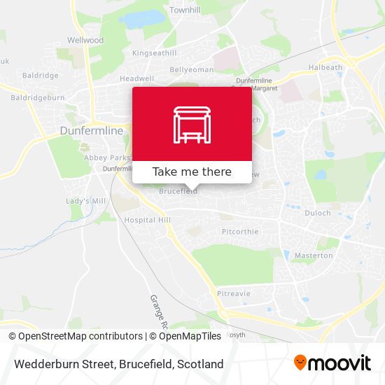 Wedderburn Street, Brucefield map